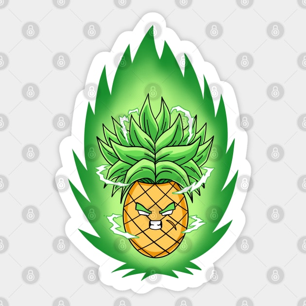 Legendary Pineapple Sticker by zemluke